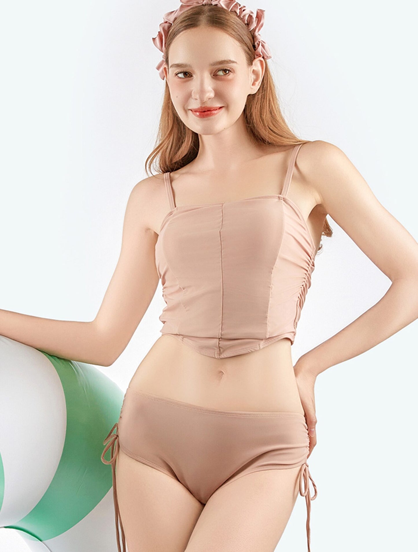 Pure & Elegant Bustier Bikini Set