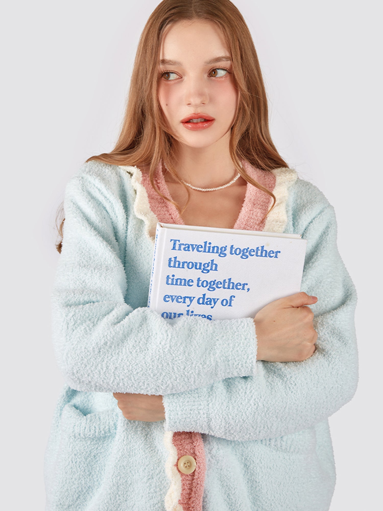 Cotton Candy Fluffy Fleece Ruffle Pajama Set