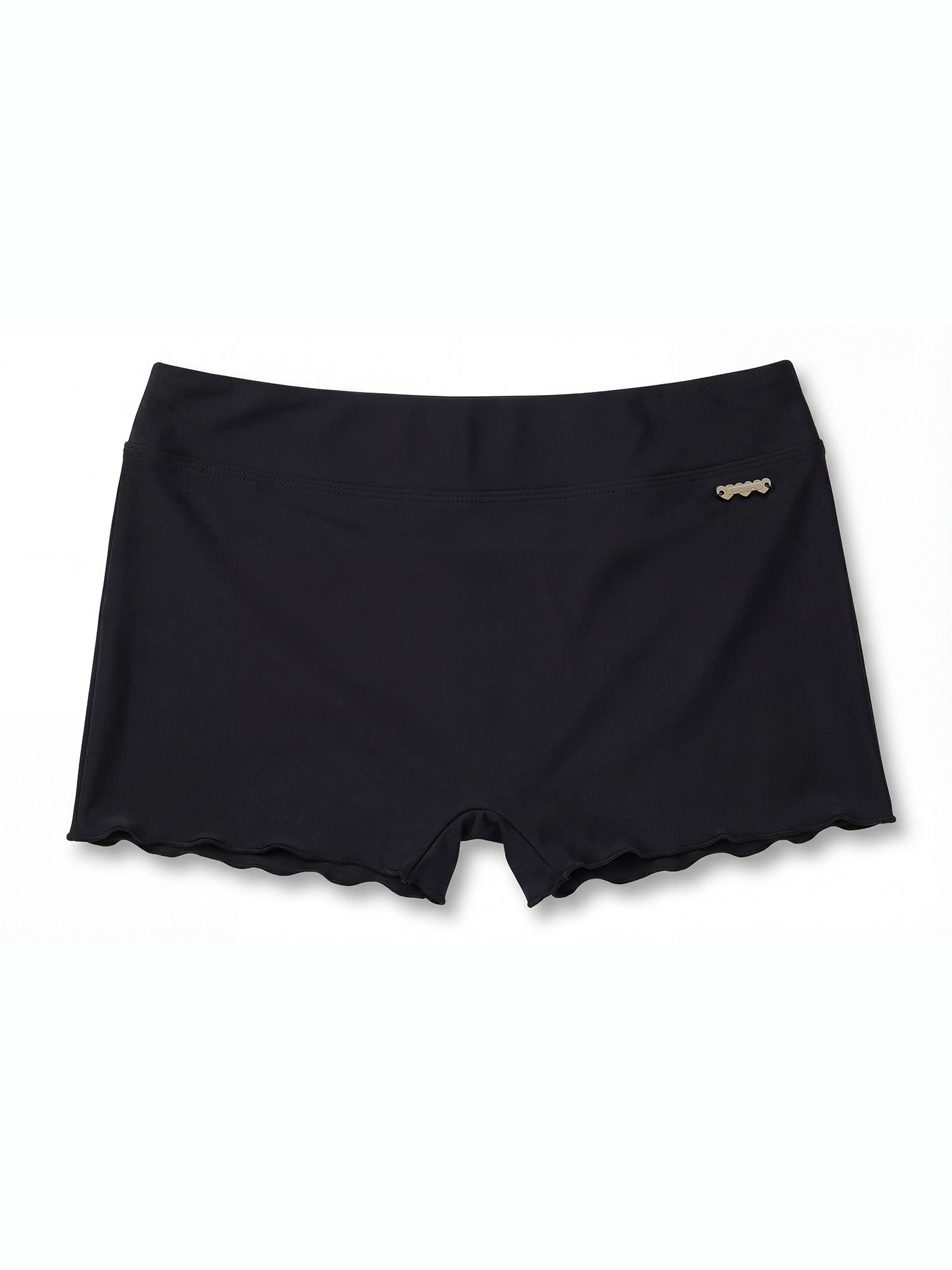 Minimal Boyshort Swim Bottoms Black