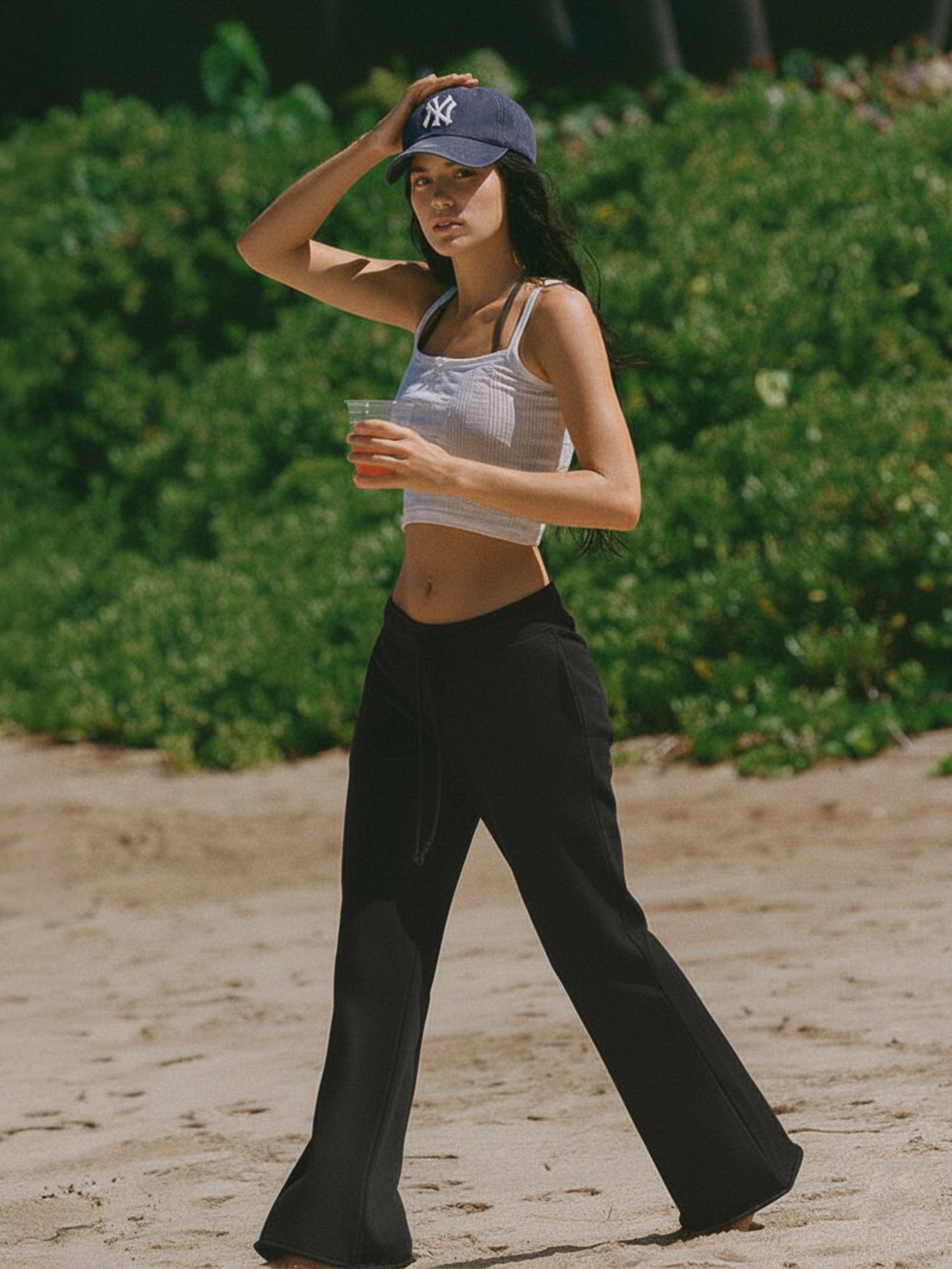 Training Bootcut Sweatpants Black