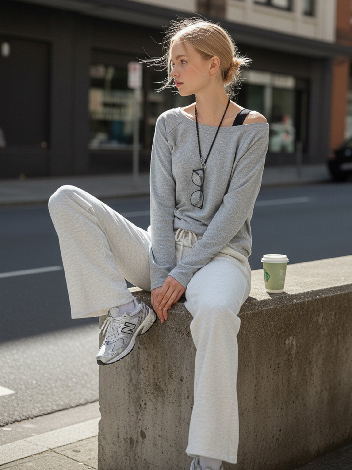 Training Bootcut Sweatpants Black