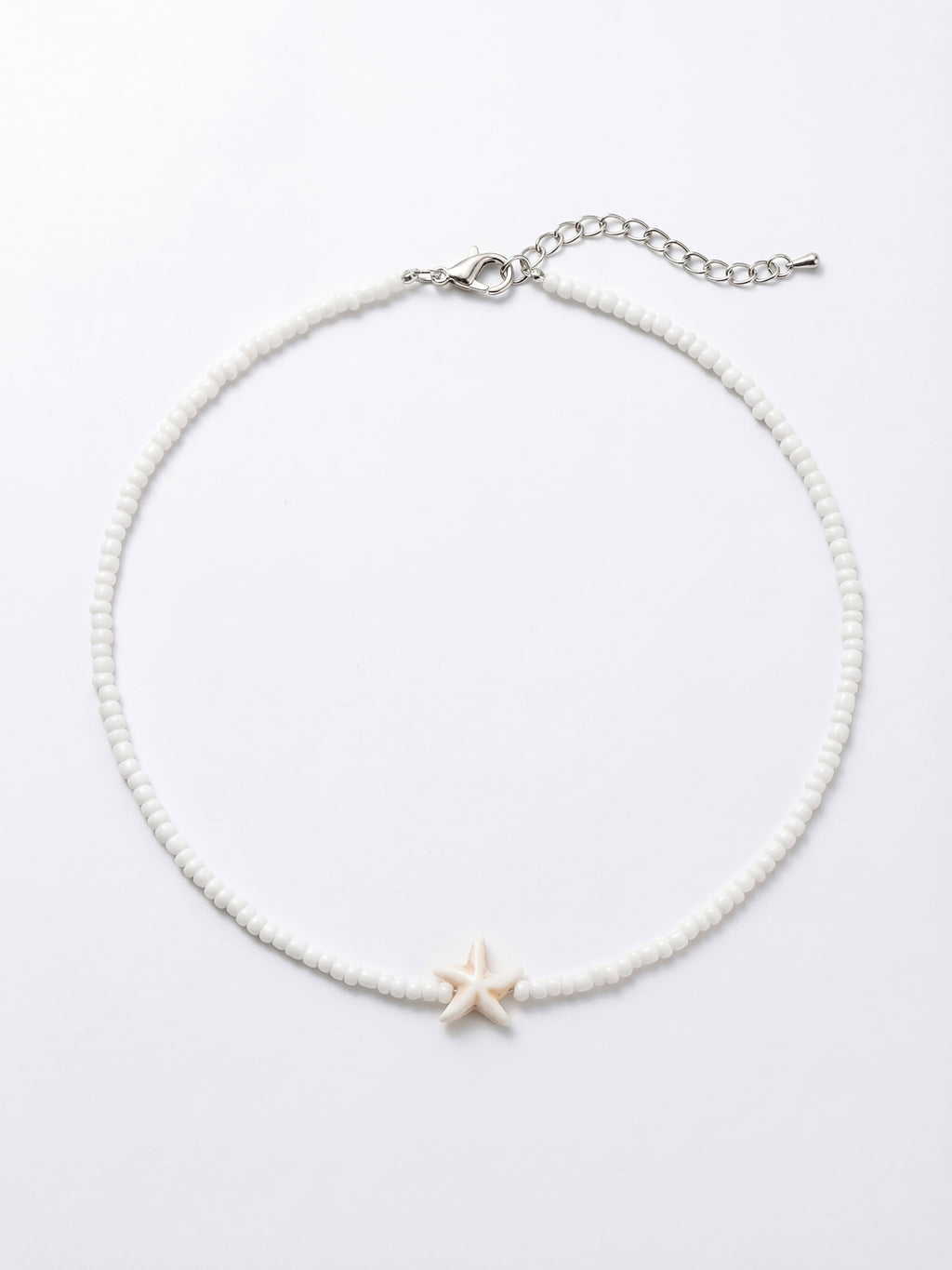 Starfish Charm Beaded Necklace