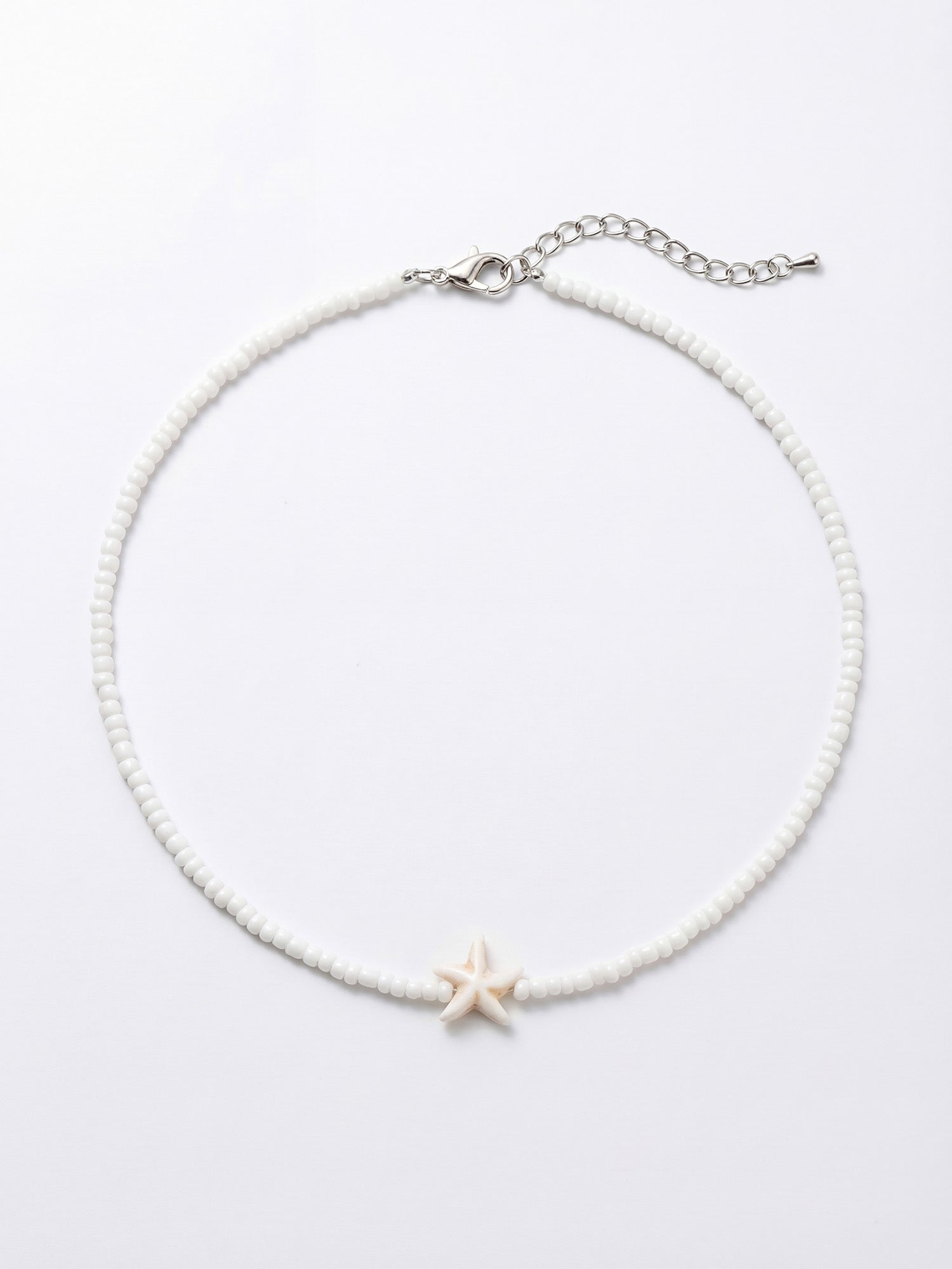 Starfish Charm Beaded Necklace
