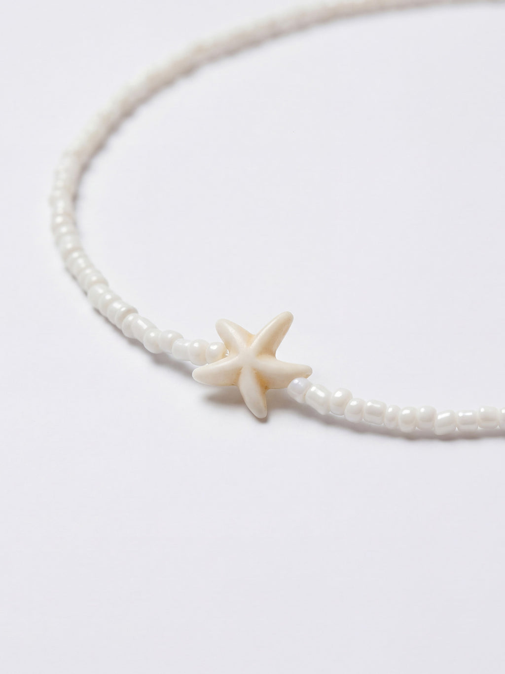 Starfish Charm Beaded Necklace