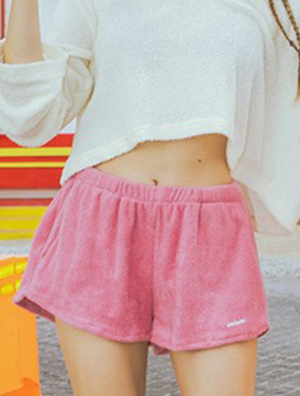 Terry Fabric Beach Shorts – Soft & Absorbent Post-Swim Essential