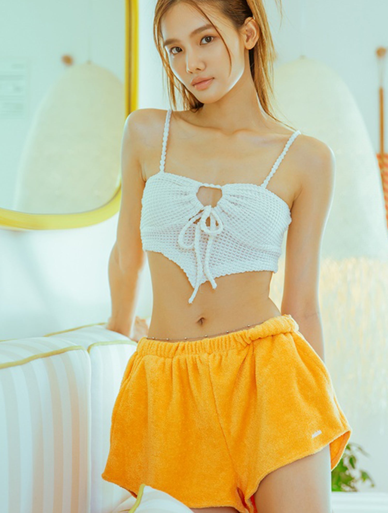 Terry Fabric Beach Shorts – Soft & Absorbent Post-Swim Essential