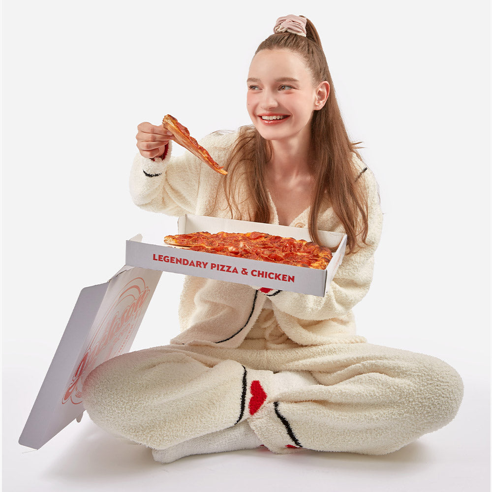 Sweetheart Heart-Point Ultra-Soft Fleece Pajama Set