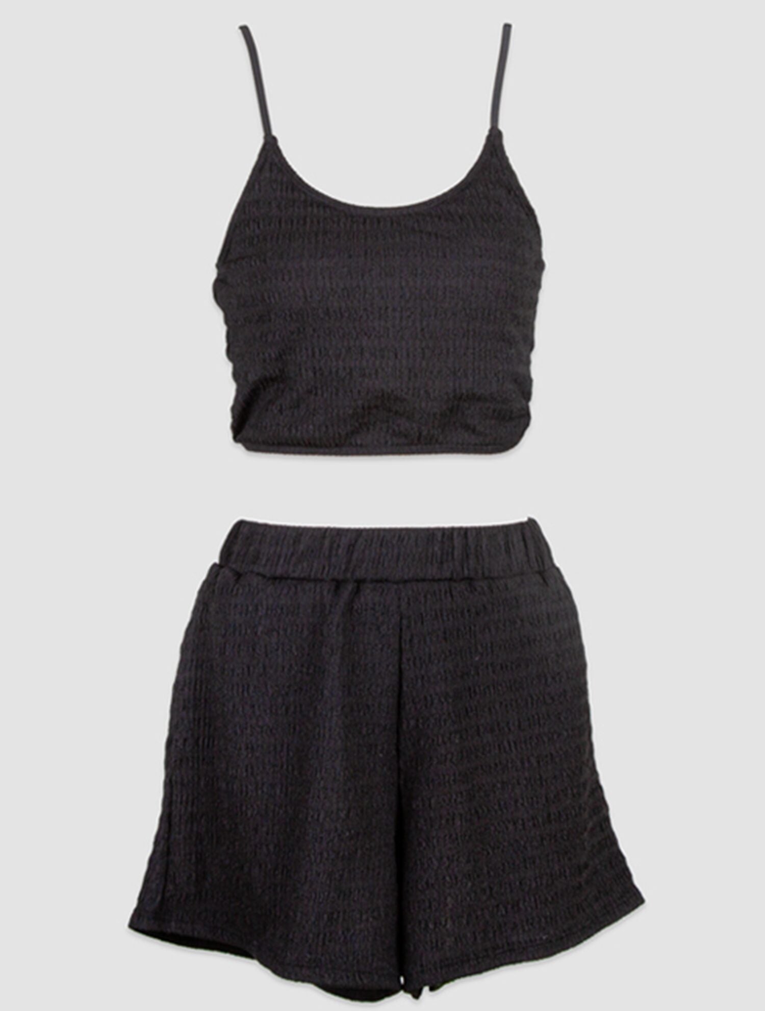 Conjunto de 3 bikinis Cozy Cover en color negro