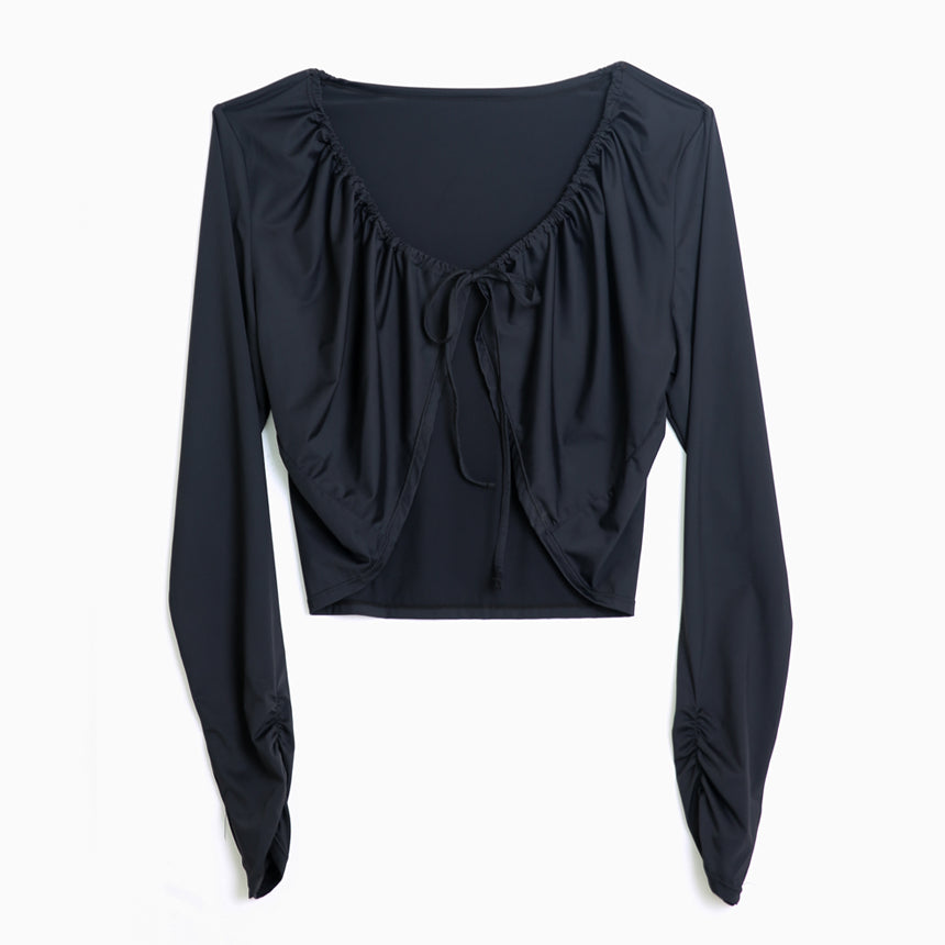 Top bolero de licra con protección UV