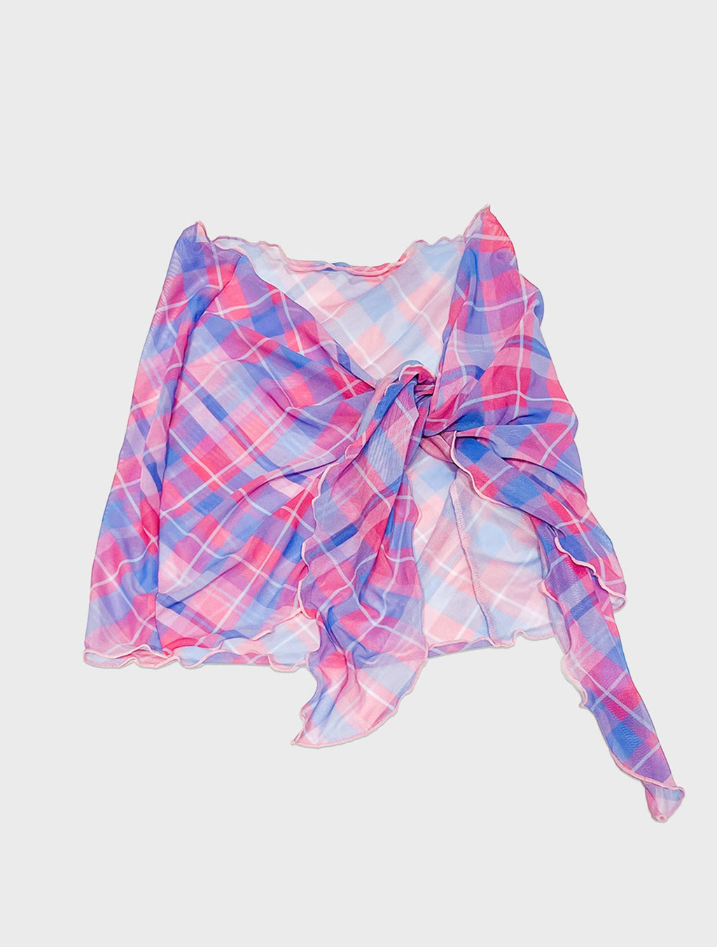 Plum Picnic Check Salon