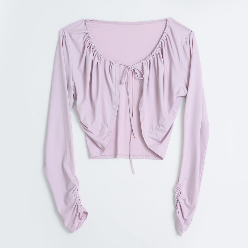 Top bolero de licra con protección UV