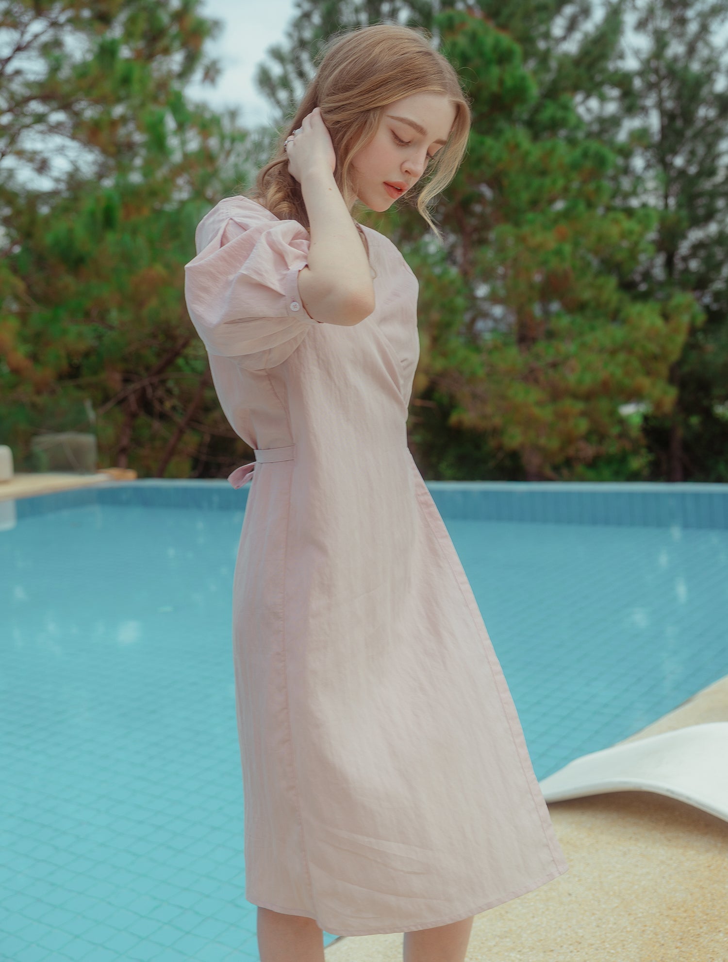 Breeze Blush Cover-Up Robe Pink