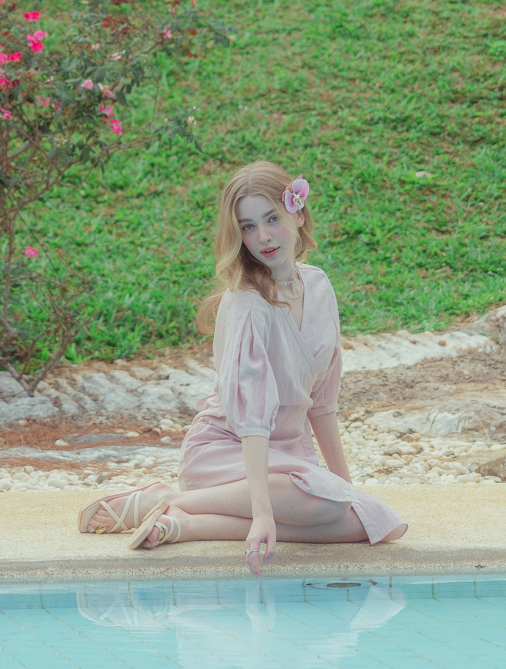 Breeze Blush Cover-Up Robe Pink