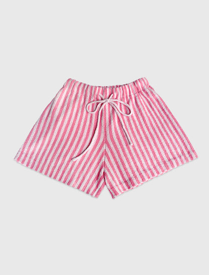 Terry Half Pants Pink